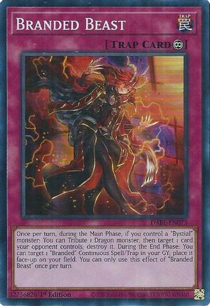 Branded Beast (DABL-EN073) - Darkwing Blast 1st Edition Darkwing Blast Yugioh Single  Squirtle Squad Card Shop.