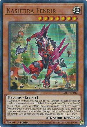 Kashtira Fenrir (DABL-EN012) - Darkwing Blast 1st Edition Darkwing Blast Yugioh Single  Squirtle Squad Card Shop.