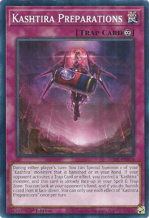 Kashtira Preparations (DABL-EN076) - Darkwing Blast 1st Edition Darkwing Blast Yugioh Single  Squirtle Squad Card Shop.