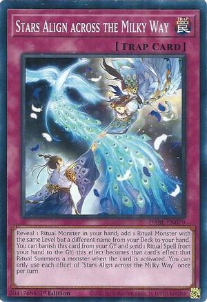 Stars Align across the Milky Way (DABL-EN079) - Darkwing Blast 1st Edition Darkwing Blast Yugioh Single  Squirtle Squad Card Shop.