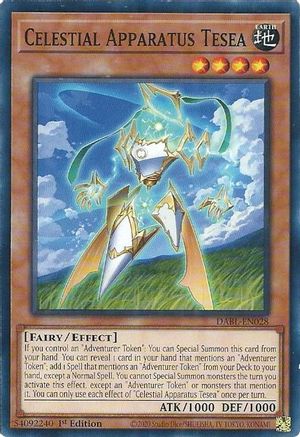 Celestial Apparatus Tesea (DABL-EN028) - Darkwing Blast 1st Edition Darkwing Blast Yugioh Single  Squirtle Squad Card Shop.