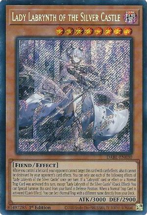 Lady Labrynth of the Silver Castle (DABL-EN030) - Darkwing Blast 1st Edition Darkwing Blast Yugioh Single  Squirtle Squad Card Shop.