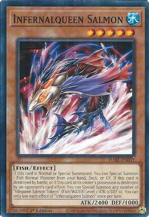 Infernalqueen Salmon (DABL-EN031) - Darkwing Blast 1st Edition Darkwing Blast Yugioh Single  Squirtle Squad Card Shop.