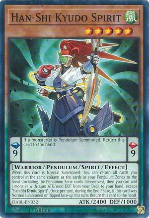 Han-Shi Kyudo Spirit (DABL-EN032) - Darkwing Blast 1st Edition Darkwing Blast Yugioh Single  Squirtle Squad Card Shop.