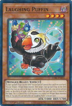 Laughing Puffin (DABL-EN033) - Darkwing Blast 1st Edition Darkwing Blast Yugioh Single  Squirtle Squad Card Shop.