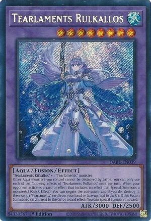 Tearlaments Rulkallos (DABL-EN039) - Darkwing Blast 1st Edition Darkwing Blast Yugioh Single  Squirtle Squad Card Shop.
