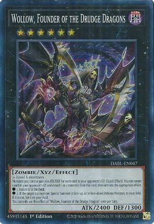 Wollow, Founder of the Drudge Dragons (DABL-EN047) - Darkwing Blast 1st Edition Darkwing Blast Yugioh Single  Squirtle Squad Card Shop.