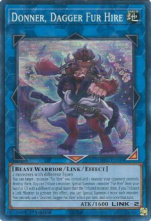 Donner, Dagger Fur Hire (DABL-EN049) - Darkwing Blast 1st Edition Darkwing Blast Yugioh Single  Squirtle Squad Card Shop.