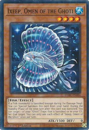 Ixeep, Omen of the Ghoti (DABL-EN086) - Darkwing Blast 1st Edition Darkwing Blast Yugioh Single  Squirtle Squad Card Shop.