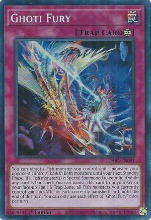 Ghoti Fury (DABL-EN091) - Darkwing Blast 1st Edition Darkwing Blast Yugioh Single  Squirtle Squad Card Shop.