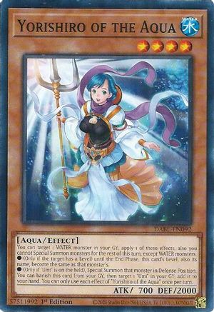 Yorishiro of the Aqua (DABL-EN092) - Darkwing Blast 1st Edition Darkwing Blast Yugioh Single  Squirtle Squad Card Shop.