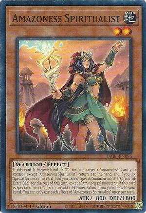 Amazoness Spiritualist (DABL-EN096) - Darkwing Blast 1st Edition Darkwing Blast Yugioh Single  Squirtle Squad Card Shop.