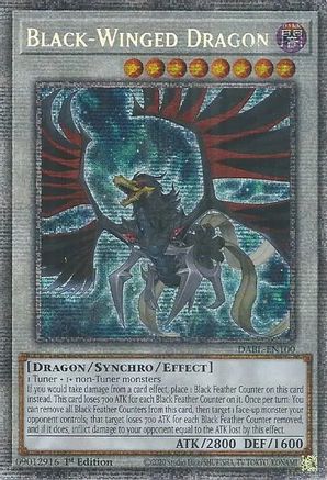 Black-Winged Dragon (Starlight Rare) (DABL-EN100) - Darkwing Blast 1st Edition Darkwing Blast Yugioh Single  Squirtle Squad Card Shop.