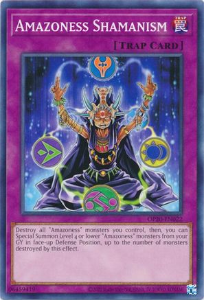 Amazoness Shamanism (OP20-EN022) - OTS Tournament Pack 20 Unlimited OTS Tournament Pack 20 Yugioh Single  Squirtle Squad Card Shop.