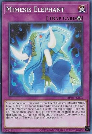 Mimesis Elephant (OP20-EN026) - OTS Tournament Pack 20 Unlimited OTS Tournament Pack 20 Yugioh Single  Squirtle Squad Card Shop.
