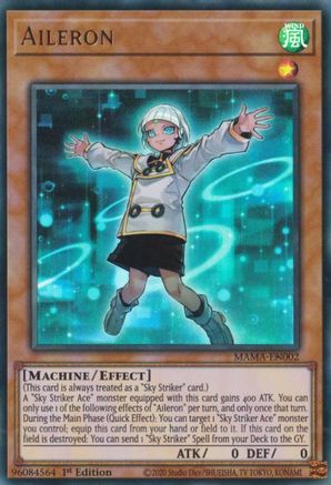Aileron (MAMA-EN002) - Magnificent Mavens 1st Edition Magnificent Mavens Yugioh Single  Squirtle Squad Card Shop.