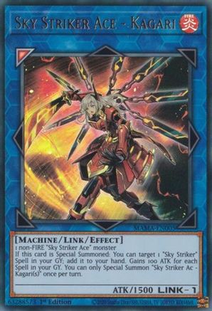 Sky Striker Ace - Kagari (MAMA-EN005) - Magnificent Mavens 1st Edition Magnificent Mavens Yugioh Single  Squirtle Squad Card Shop.