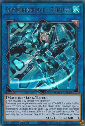 Sky Striker Ace - Shizuku (MAMA-EN006) - Magnificent Mavens 1st Edition Magnificent Mavens Yugioh Single  Squirtle Squad Card Shop.