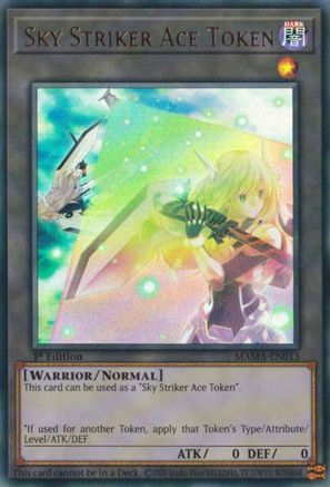 Token: Sky Striker Ace (MAMA-EN013) - Magnificent Mavens 1st Edition Magnificent Mavens Yugioh Single  Squirtle Squad Card Shop.