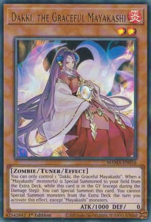 Dakki, the Graceful Mayakashi (MAMA-EN016) - Magnificent Mavens 1st Edition Magnificent Mavens Yugioh Single  Squirtle Squad Card Shop.