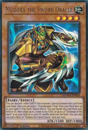 Mudora the Sword Oracle (MAMA-EN026) - Magnificent Mavens 1st Edition Magnificent Mavens Yugioh Single  Squirtle Squad Card Shop.
