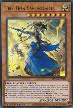 The Iris Swordsoul (MAMA-EN033) - Magnificent Mavens 1st Edition Magnificent Mavens Yugioh Single  Squirtle Squad Card Shop.
