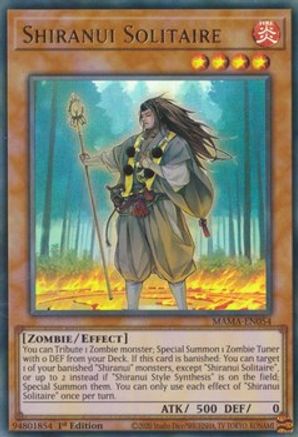 Shiranui Solitaire (MAMA-EN054) - Magnificent Mavens 1st Edition Magnificent Mavens Yugioh Single  Squirtle Squad Card Shop.