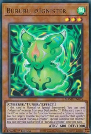 Bururu @Ignister (MAMA-EN055) - Magnificent Mavens 1st Edition Magnificent Mavens Yugioh Single  Squirtle Squad Card Shop.