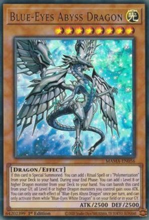Blue-Eyes Abyss Dragon (MAMA-EN056) - Magnificent Mavens 1st Edition Magnificent Mavens Yugioh Single  Squirtle Squad Card Shop.