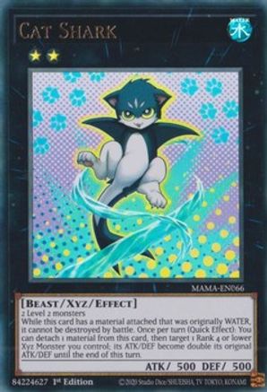 Cat Shark (MAMA-EN066) - Magnificent Mavens 1st Edition Magnificent Mavens Yugioh Single  Squirtle Squad Card Shop.
