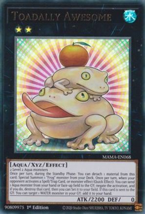 Toadally Awesome (MAMA-EN068) - Magnificent Mavens 1st Edition Magnificent Mavens Yugioh Single  Squirtle Squad Card Shop.