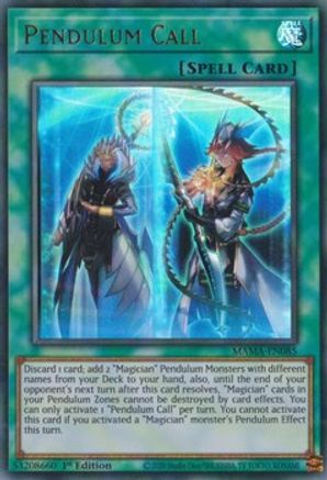 Pendulum Call (MAMA-EN085) - Magnificent Mavens 1st Edition Magnificent Mavens Yugioh Single  Squirtle Squad Card Shop.