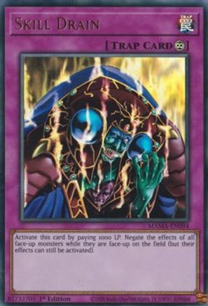 Skill Drain (MAMA-EN094) - Magnificent Mavens 1st Edition Magnificent Mavens Yugioh Single  Squirtle Squad Card Shop.