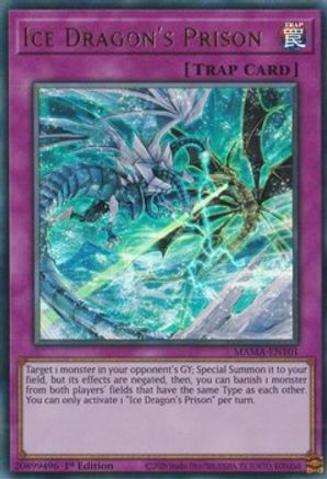 Ice Dragon's Prison (MAMA-EN101) - Magnificent Mavens 1st Edition Magnificent Mavens Yugioh Single  Squirtle Squad Card Shop.
