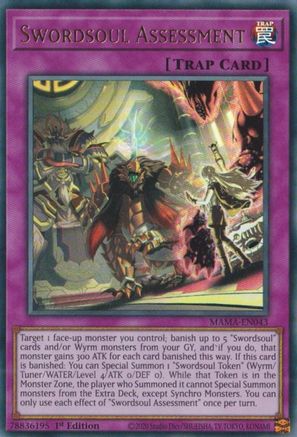 Swordsoul Assessment (MAMA-EN043) - Magnificent Mavens 1st Edition Magnificent Mavens Yugioh Single  Squirtle Squad Card Shop.