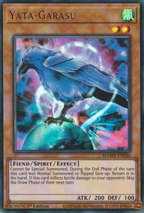 Yata-Garasu (MAMA-EN046) - Magnificent Mavens 1st Edition Magnificent Mavens Yugioh Single  Squirtle Squad Card Shop.