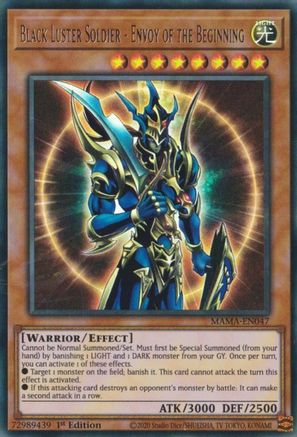 Black Luster Soldier - Envoy of the Beginning (MAMA-EN047) - Magnificent Mavens 1st Edition Magnificent Mavens Yugioh Single  Squirtle Squad Card Shop.