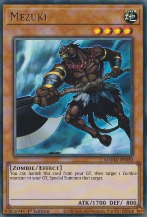 Mezuki (MAMA-EN050) - Magnificent Mavens 1st Edition Magnificent Mavens Yugioh Single  Squirtle Squad Card Shop.
