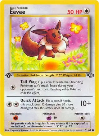 Eevee 051  - 1st Edition Jungle - Common