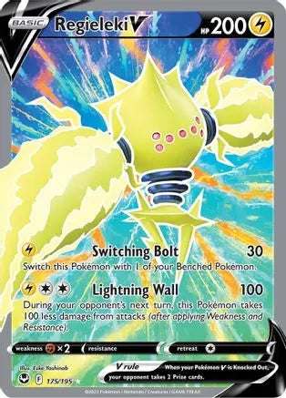Regieleki V (Full Art) 175  - Holofoil SWSH12 Silver Tempest - Ultra Rare SWSH12: Silver Tempest Pokemon Single  Squirtle Squad Card Shop.