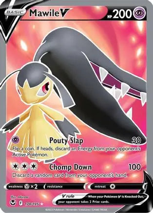 Mawile V (Full Art) 178  - Holofoil SWSH12 Silver Tempest - Ultra Rare SWSH12: Silver Tempest Pokemon Single  Squirtle Squad Card Shop.