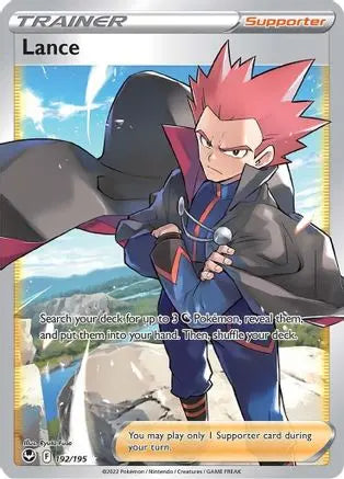 Lance (Full Art) 192  - Holofoil SWSH12 Silver Tempest - Ultra Rare SWSH12: Silver Tempest Pokemon Single  Squirtle Squad Card Shop.