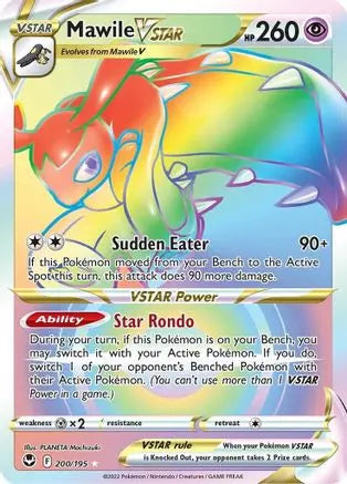 Mawile VSTAR (Secret) 200  - Holofoil SWSH12 Silver Tempest - Secret Rare SWSH12: Silver Tempest Pokemon Single  Squirtle Squad Card Shop.