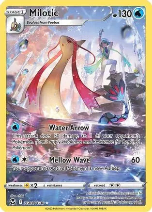 Milotic TG02  - Holofoil SWSH12 Silver Tempest Trainer Gallery - Ultra Rare SWSH12: Silver Tempest Trainer Gallery Pokemon Single  Squirtle Squad Card Shop.