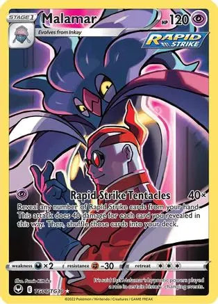 Malamar TG06  - Holofoil SWSH12 Silver Tempest Trainer Gallery - Ultra Rare SWSH12: Silver Tempest Trainer Gallery Pokemon Single  Squirtle Squad Card Shop.