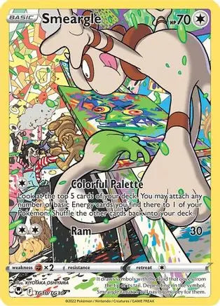 Smeargle TG10  - Holofoil SWSH12 Silver Tempest Trainer Gallery - Ultra Rare SWSH12: Silver Tempest Trainer Gallery Pokemon Single  Squirtle Squad Card Shop.