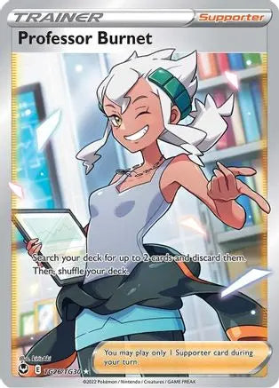 Professor Burnet TG26  - Holofoil SWSH12 Silver Tempest Trainer Gallery - Ultra Rare SWSH12: Silver Tempest Trainer Gallery Pokemon Single  Squirtle Squad Card Shop.
