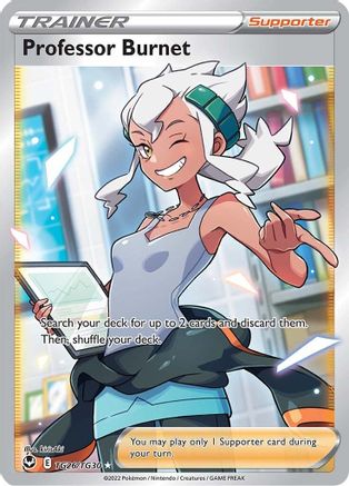Professor Burnet TG26  - Holofoil SWSH12 Silver Tempest Trainer Gallery - Ultra Rare SWSH12: Silver Tempest Trainer Gallery Pokemon Single  Squirtle Squad Card Shop.