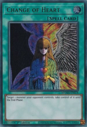 Change of Heart (Ultra Pharaoh's Rare) (MAMA-EN078) - Magnificent Mavens 1st Edition Magnificent Mavens Yugioh Single  Squirtle Squad Card Shop.