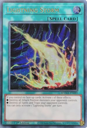 Lightning Storm (Ultra Pharaoh's Rare) (MAMA-EN089) - Magnificent Mavens 1st Edition Magnificent Mavens Yugioh Single  Squirtle Squad Card Shop.